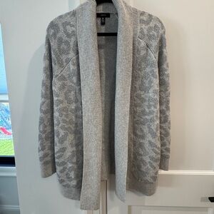 Aqua Silver Knit Cardigan